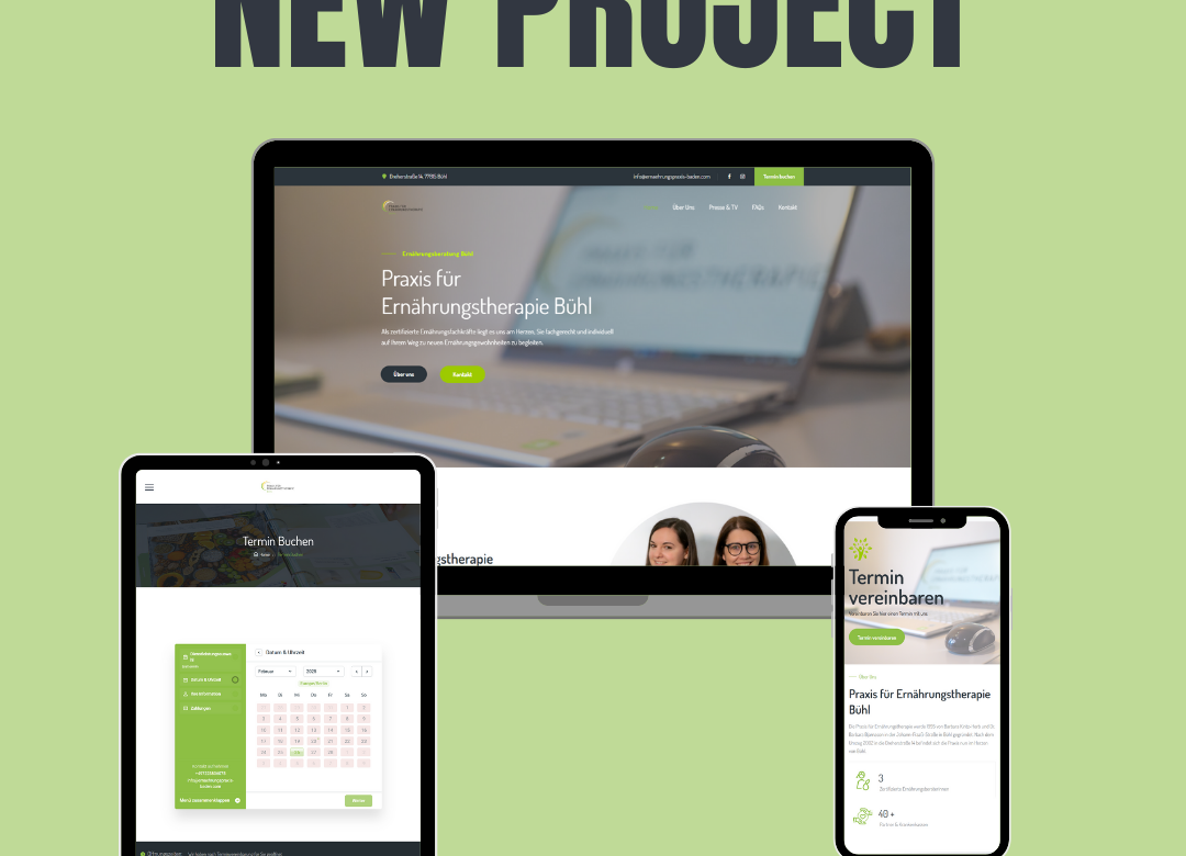 Neues Webprojekt online